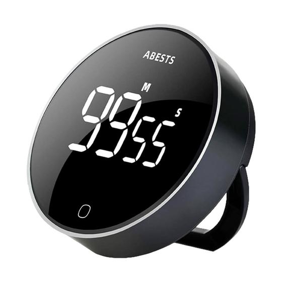 Imagem de Cronometro Digital De Tempo Timer Volume Ajustável 2 Em 1 Luz Led Treino Academia Corrida