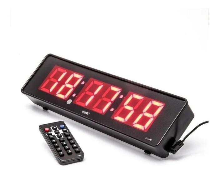 Imagem de Cronometro Relógio Digital Parede Mesa Controle Competição