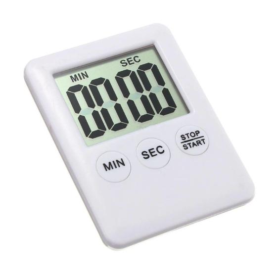Imagem de Cronometro timer digital cozinha academia com ima branco