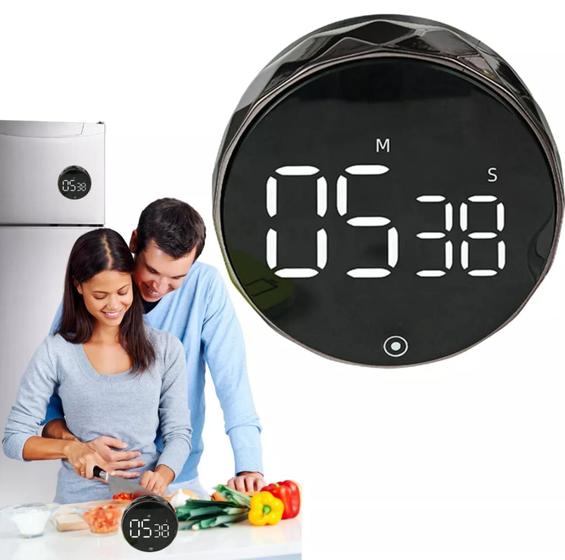 Cronômetro Timer Digital Temporizador Cozinha Magnético Menor preço em Cronômetro Timer Digital Temporizador Cozinha Magnético