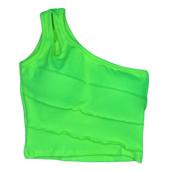 Cropped Blusa manga Nula alça única Tendência 2025 - zuritDivina Imagem de Cropped Blusa manga Nula alça única Tendência 2025