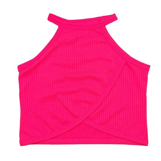 Imagem de Cropped Blusinha Infantil Menina Alcinha Primavera Verão