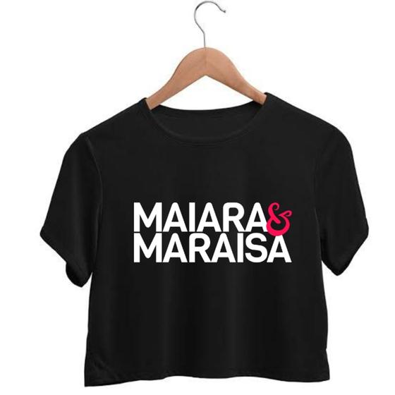 Imagem de Cropped Camiseta Maiara e Maraisa Sertanejo Blusinha Feminina