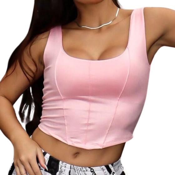 Imagem de Cropped Cintilante em V com Alças Dazy