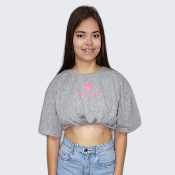 Imagem de Cropped com Elástico Reveza  Don't Touch Me