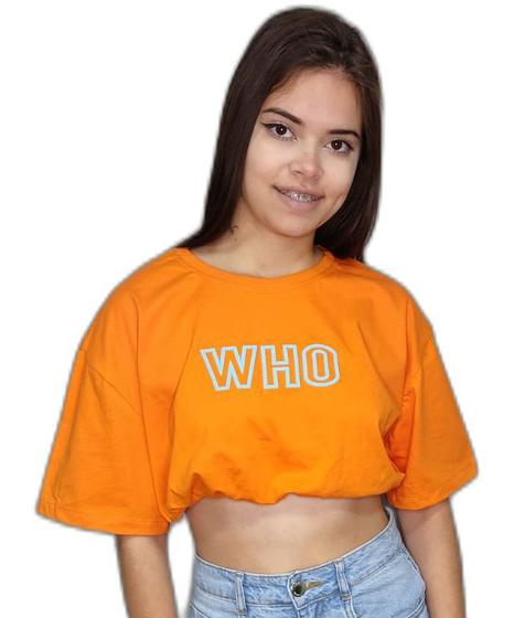 Imagem de Cropped com Elástico Reveza  Who