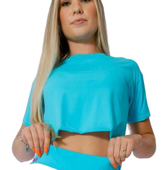 Imagem de Cropped Essential Sky Blue G  Kallango