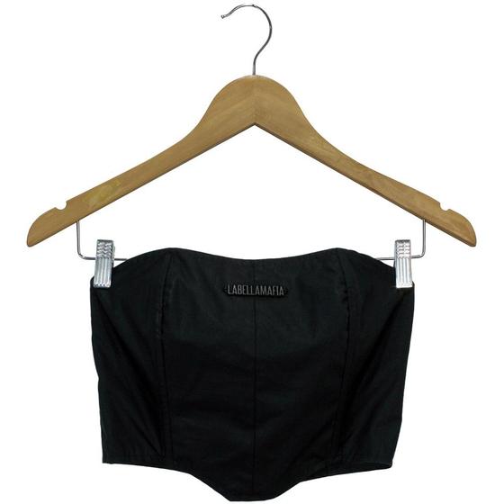 Imagem de Cropped Labellamafia Elementary Preto Feminino