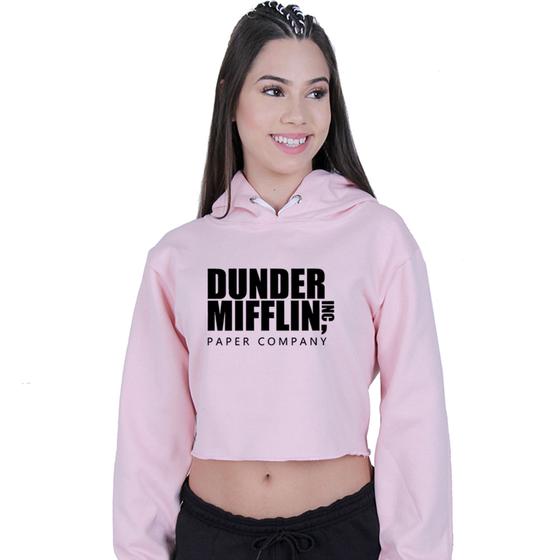 Imagem de Cropped Moletom Feminino Dunder Mifflin Paper Company