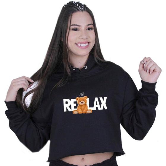 Imagem de Cropped Moletom Just Relax