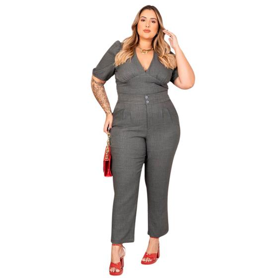 Imagem de Cropped Plus Size Lastex 007057