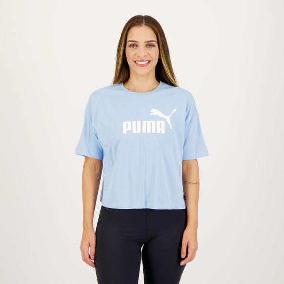 Imagem de Cropped Puma ESS Logo II Feminino Azul