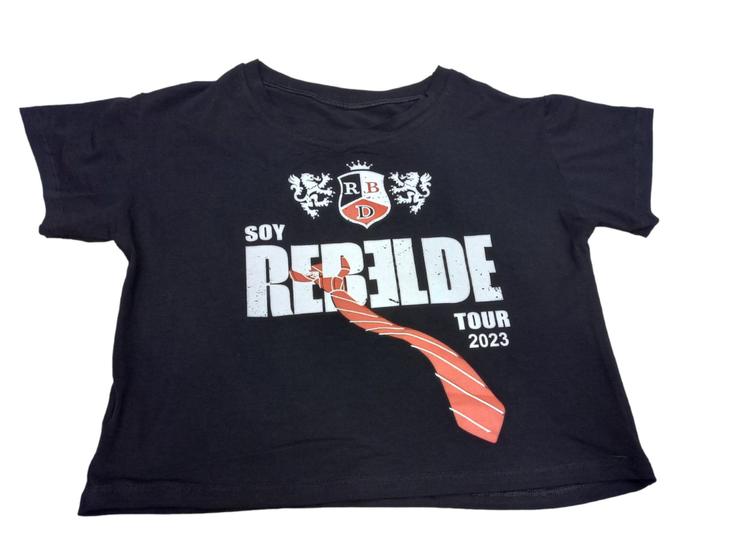 Imagem de Cropped RBD Rebeldes Rebelde Baby Look Blusinha Feminina SF403 RCH