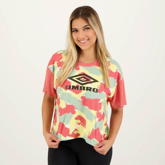 Imagem de Cropped Umbro Diamond Beach Feminino Rosa