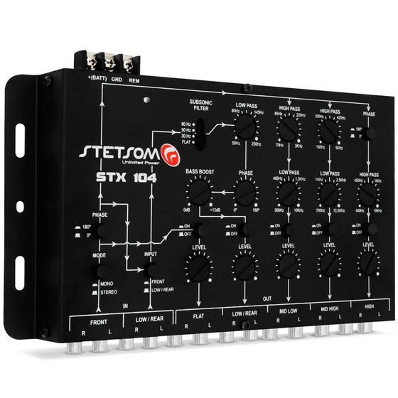 Imagem de Crossover Stetsom Stx-104 Mesa Com 5 Canais