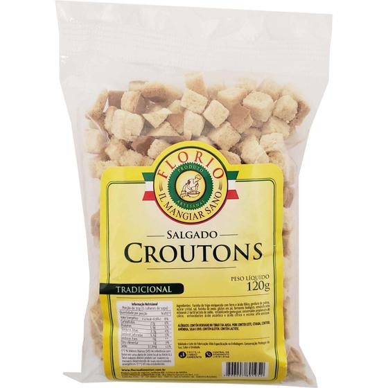 Imagem de Croutons Tradicional Florio - 120g - Florio Produtos Alimentícios