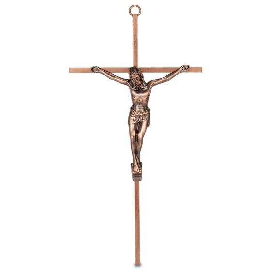 Imagem de Cruz de parede ACHIBANG Crucifix Metal Catholic Jesus 25cm