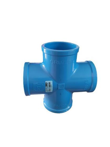 Imagem de Cruzeta  Soldável 75mm PN 125 - 01 Unidade Padrão Irrigação