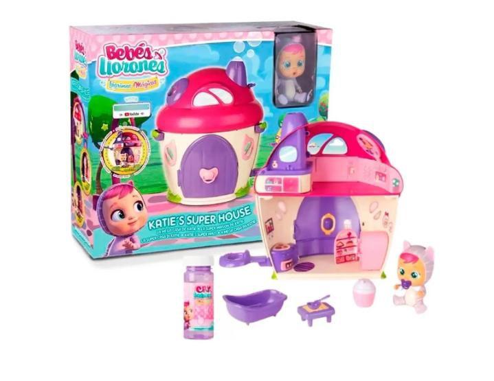 Cry Babies Magic Tears Playset Casinha Da Katie Br1280 Multikids Playsets Magazine Luiza