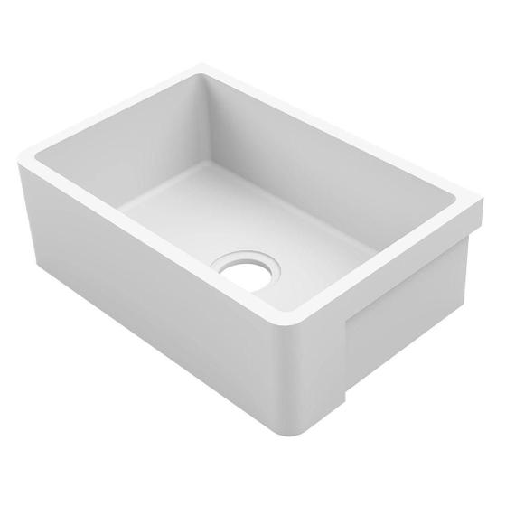 Imagem de Cuba Akkor Farm Sink 55cm Estilo Fazenda para Cozinha em SSM sem Emendas, Antibacteriana, 10 Anos de Garantia