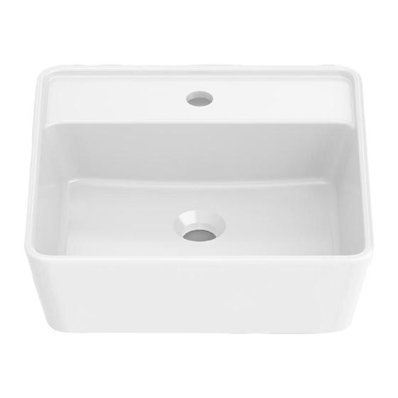 Cuba Apoio 42x42cm Optica c/ Mesa Quadrado Branco CQ42. A327B10000 Roca Menor preço em Cuba Apoio 42x42cm Optica c/ Mesa Quadrado Branco CQ42. A327B10000 Roca