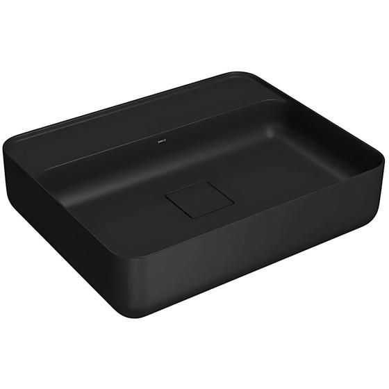 Imagem de Cuba apoio com mesa retangular 50cm deca ébano fosco l13050m94