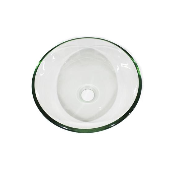 Cuba de Apoio em Vidro Redonda Capri 30cm Transparente Menor preço em Cuba de Apoio em Vidro Redonda Capri 30cm Transparente