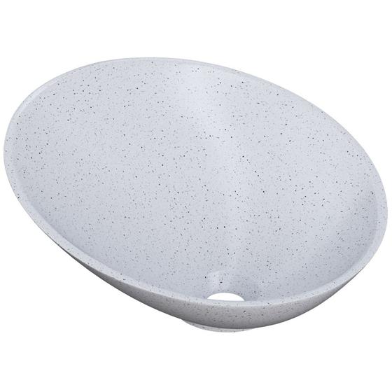 Imagem de Cuba de Apoio Meia Lua Para Banheiro Lavabo C01 BM38W Branco Granit - Lyam