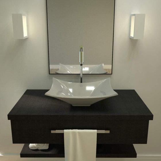 Cuba de Apoio para Banheiro L38 Lux Retangular Folha Compace é boa?