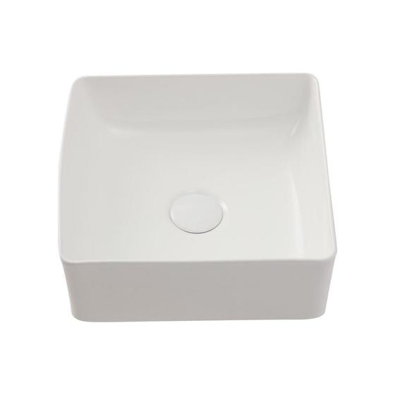 Cuba De Apoio Para Banheiro Quadrada Slim Louça Cerâmica 31 cm Crisoprásio Pingoo.casa - Branco Menor preço em Cuba De Apoio Para Banheiro Quadrada Slim Louça Cerâmica 31 cm Crisoprásio Pingoo.casa - Branco