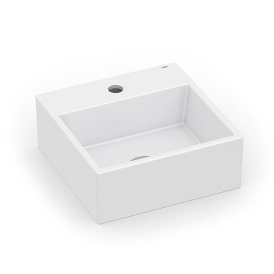 Cuba De Apoio Quadrada Basic Q1 41x41cm Com Mesa Branco Celite Menor preço em Cuba De Apoio Quadrada Basic Q1 41x41cm Com Mesa Branco Celite