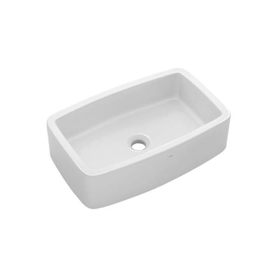 Cuba de Apoio Retangular 50x31cm Branco - Icasa Menor preço em Cuba de Apoio Retangular 50x31cm Branco - Icasa