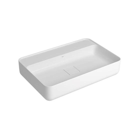 Imagem de Cuba De Apoio Retangular Com Mesa Slim Branco Deca 60 cm