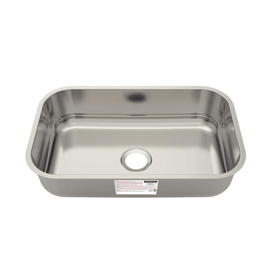 Imagem de Cuba de Embutir Tramontina 56 x 34 x 14 cm Basic 56 BL Standard em Aço Inox Sem Válvula