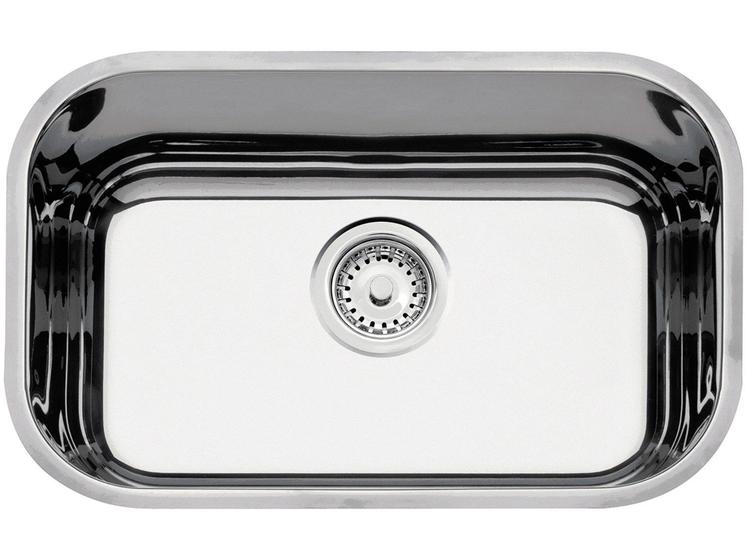 Cuba de Embutir Tramontina Lavínia 47BL Perfecta Inox Polido 47x30x14cm + válvula + sifão Menor preço em Cuba de Embutir Tramontina Lavínia 47BL Perfecta Inox Polido 47x30x14cm + válvula + sifão
