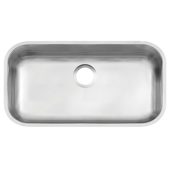 Imagem de Cuba de embutir Tramontina Lavinia 56 BL em aço inox acetinado 56x34 cm