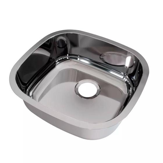 Imagem de Cuba Docol Invicta 40X34Cm Alto Brilho 3,5 Inox - 016974Ch