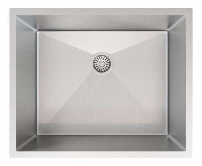 Imagem de Cuba Inox 50X40 Cm Retangular Varanda Gourmet Com Válvula