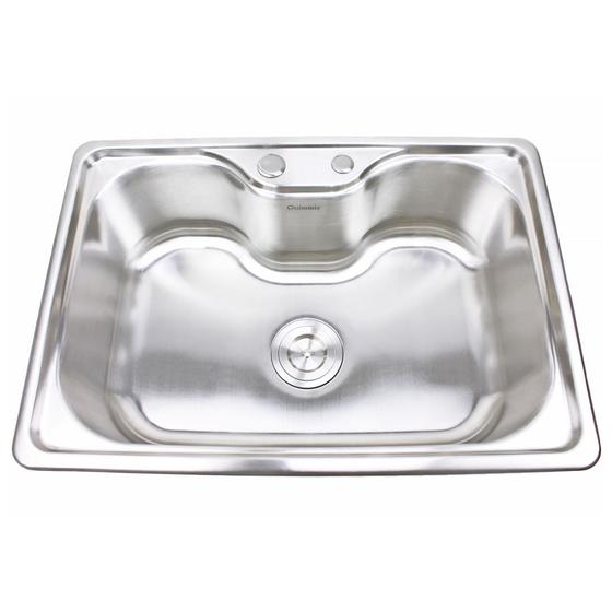 Cuba Inox Aco 304 Pia de Sobrepor c/ Acessórios Guimmis 122X Menor preço em Cuba Inox Aco 304 Pia de Sobrepor c/ Acessórios Guimmis 122X