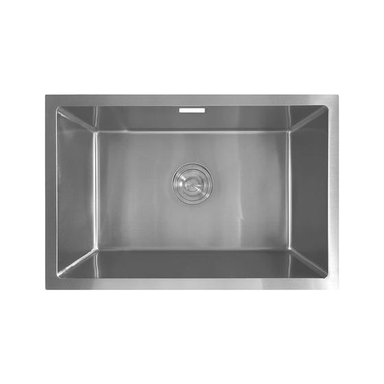 Imagem de Cuba Inox de Cozinha - Embutir ou Sobrepor Gourmet 60x40  com Acessórios - Prata