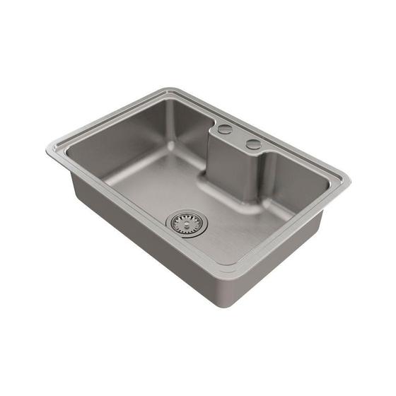 Cuba Inox Escovado Cozinha Docol Massima 68x48cm Fosca Menor preço em Cuba Inox Escovado Cozinha Docol Massima 68x48cm Fosca