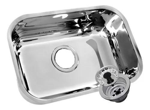 Imagem de Cuba Inox N1 46x30x17 Aço AISI 430 