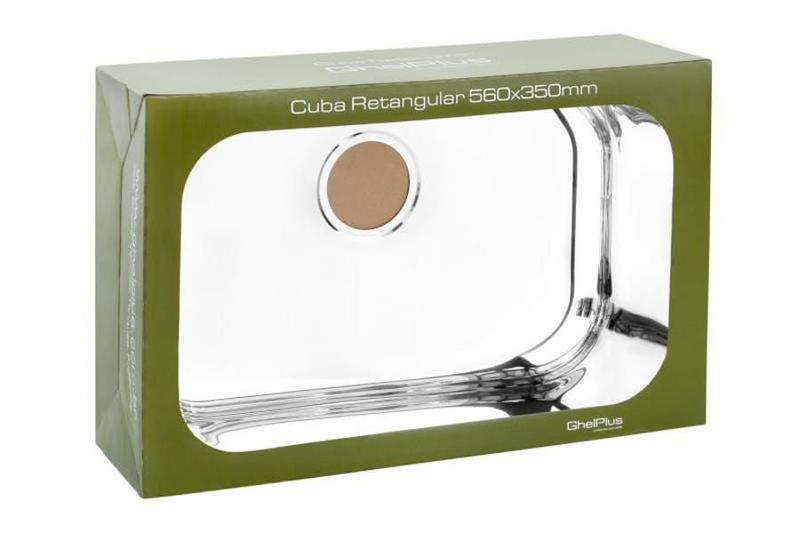 Imagem de Cuba Inox Para Pia Ghelplus N.2 56X35X17Cm