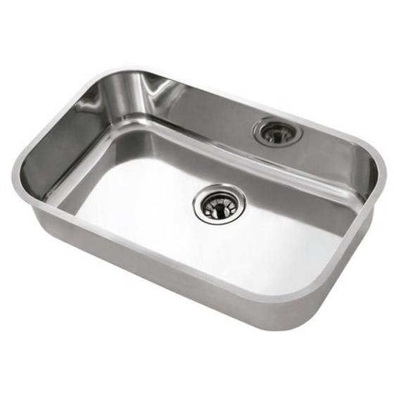 Imagem de Cuba Inox Retangular S/Valv Riva Brilho 56 X 34 X 14,5 - Docol Inox