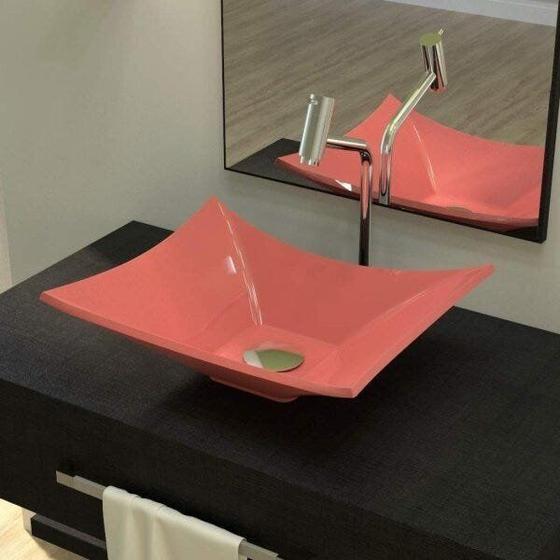 Imagem de Cuba Lux L38W com Torneira Link Alta e Válvula Click com Sifão e Flexível Compace