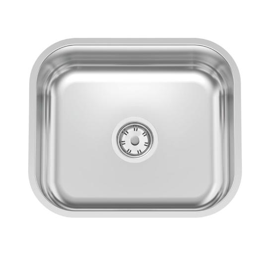 Cuba n.0 Tramontina Lavínia 40 BL Standard em Aço Inox Polido 40 x 34 x 14,5 cm com Válvula Menor preço em Cuba n.0 Tramontina Lavínia 40 BL Standard em Aço Inox Polido 40 x 34 x 14,5 cm com Válvula