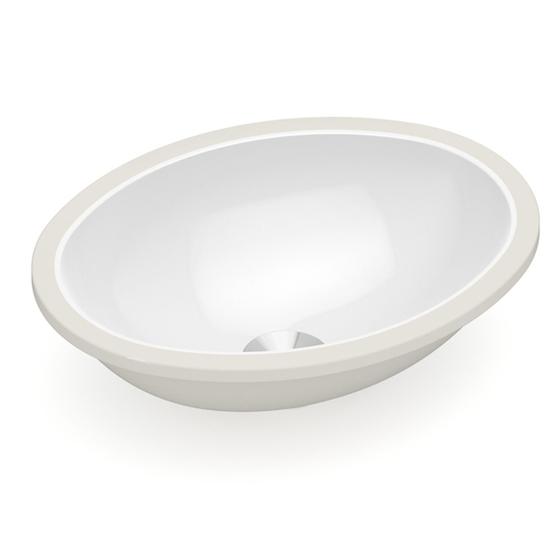 Cuba Oval Embutir 39x30cm Branca Sem Ladrão Onix Menor preço em Cuba Oval Embutir 39x30cm Branca Sem Ladrão Onix