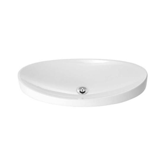 Cuba para banheiro de apoio oval Lagu branca Alterna Menor preço em Cuba para banheiro de apoio oval Lagu branca Alterna