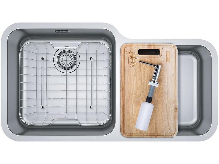 Cuba para Cozinha de Embutir Franke Inox Dupla Menor preço em Cuba para Cozinha de Embutir Franke Inox Dupla