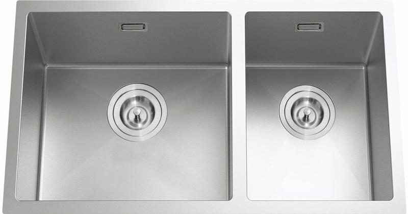 Imagem de Cuba para Cozinha Dupla com Acessórios 83x45 Aço Inox Addra